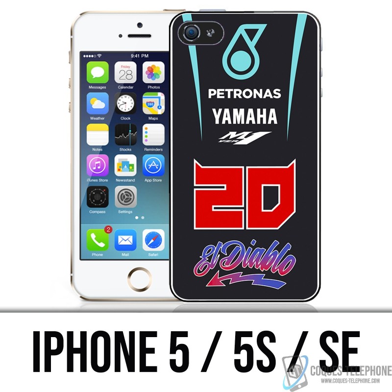 Funda iPhone SE / 5S / 5 - Quartararo El Diablo MotoGP M1