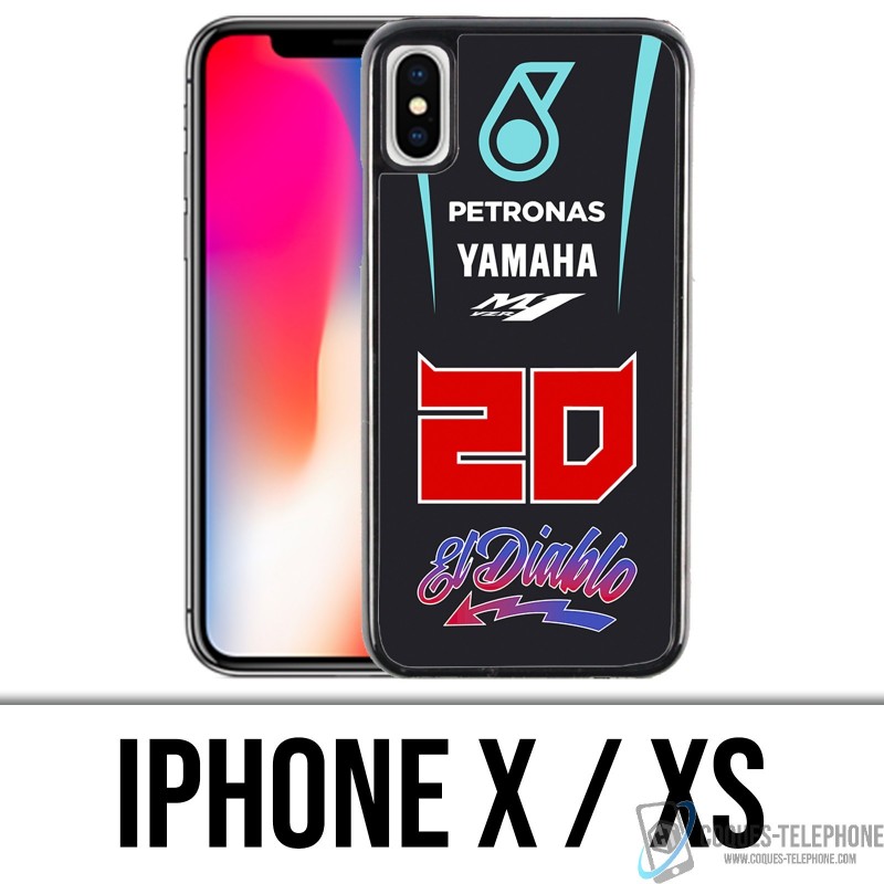 Custodia per iPhone X / XS - Quartararo El Diablo MotoGP M1