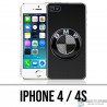 Custodia per iPhone 4 / 4S - Logo Bmw Carbon