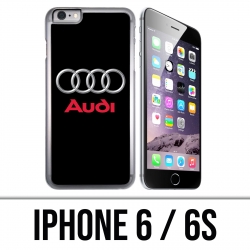 Custodia per iPhone 6 / 6S - Audi logo in metallo