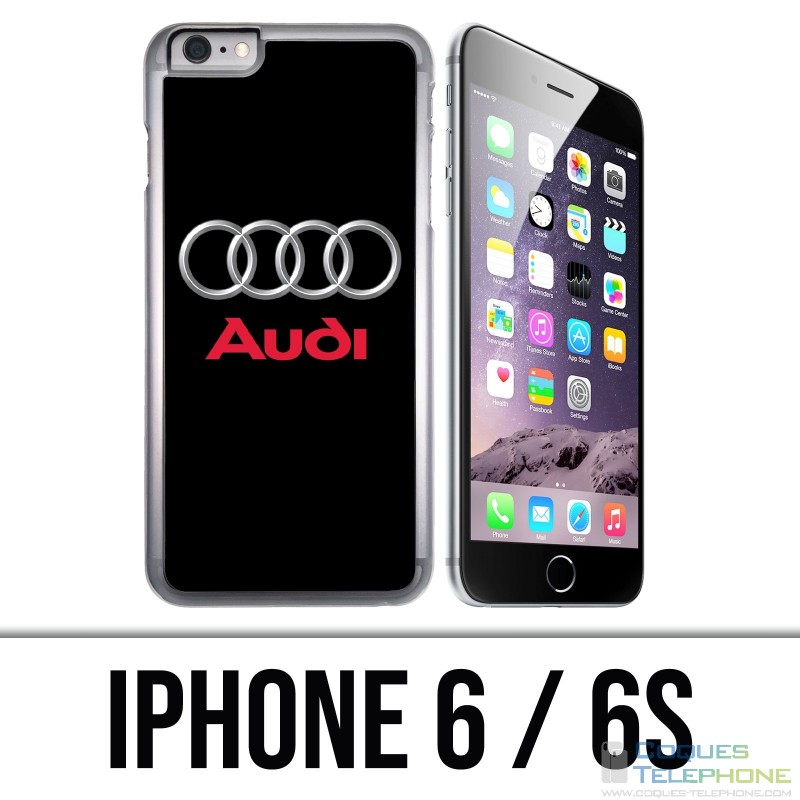 Coque iPhone 6 / 6S - Audi Logo Métal