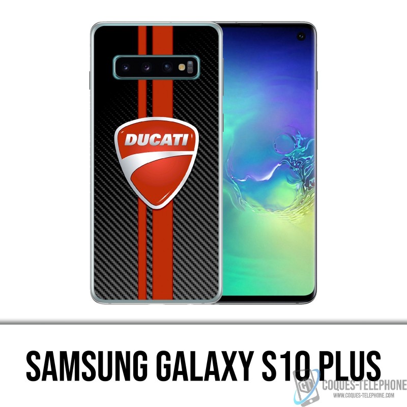 Samsung Galaxy S10 Plus Case - Ducati Carbon