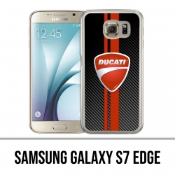 Coque Samsung Galaxy S7 EDGE - Ducati Carbon