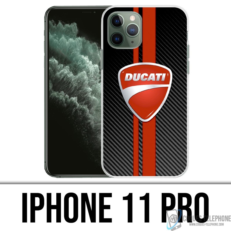 Case iPhone 11 Pro - Ducati Carbon