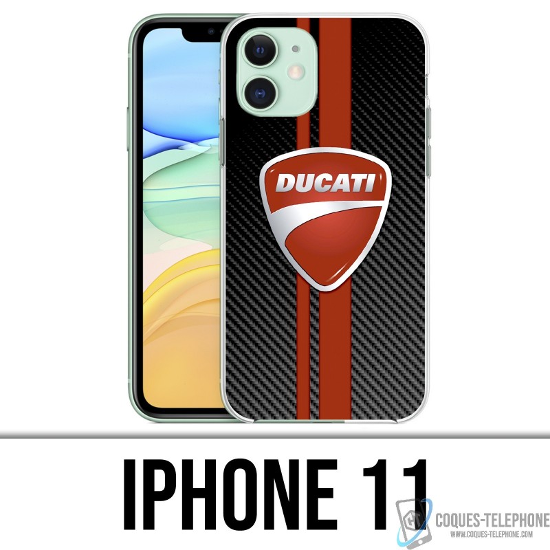 Custodia per iPhone 11 - Ducati Carbon
