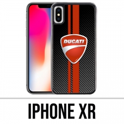 Custodia per iPhone XR - Ducati Carbon