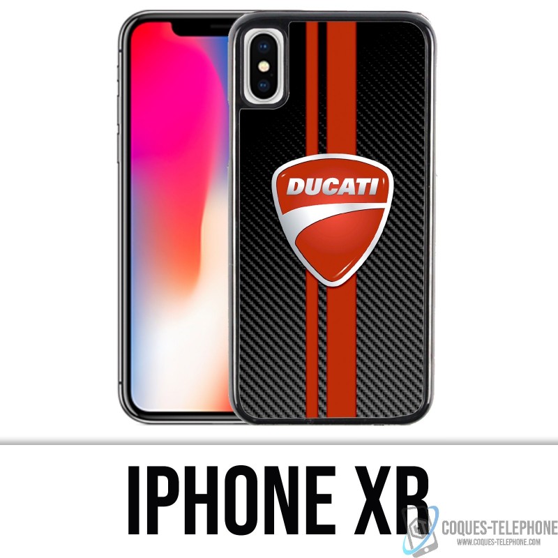 Funda iPhone XR - Ducati Carbon