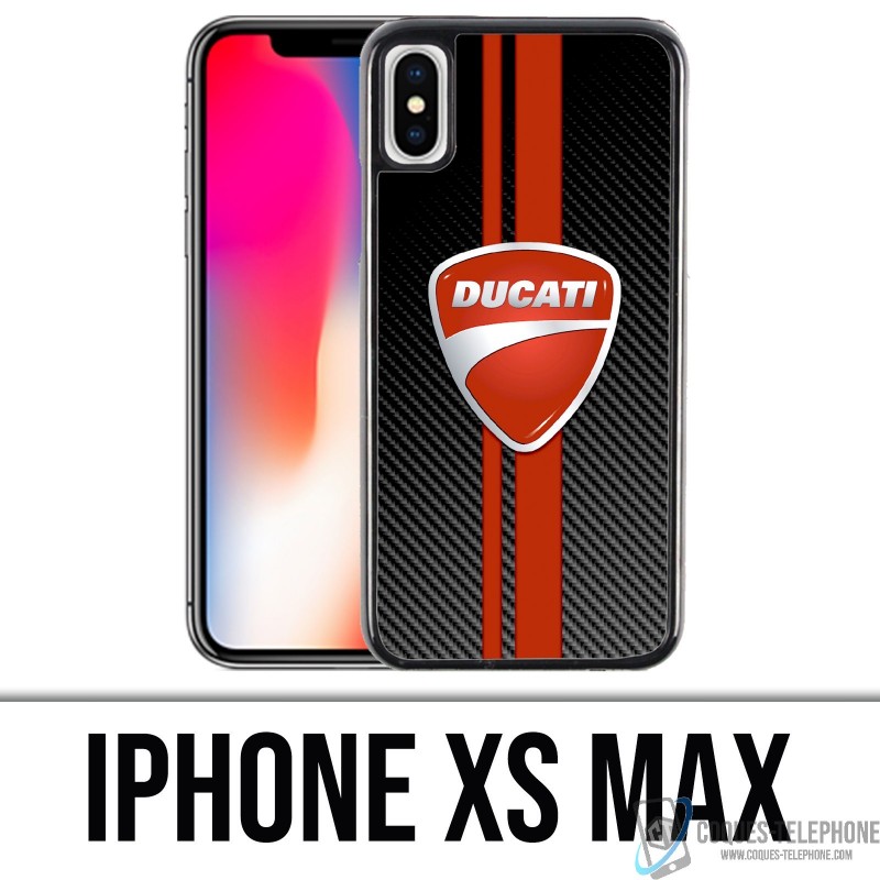 Coque iPhone XS MAX - Ducati Carbon