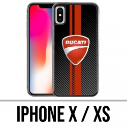 Coque iPhone X / XS - Ducati Carbon
