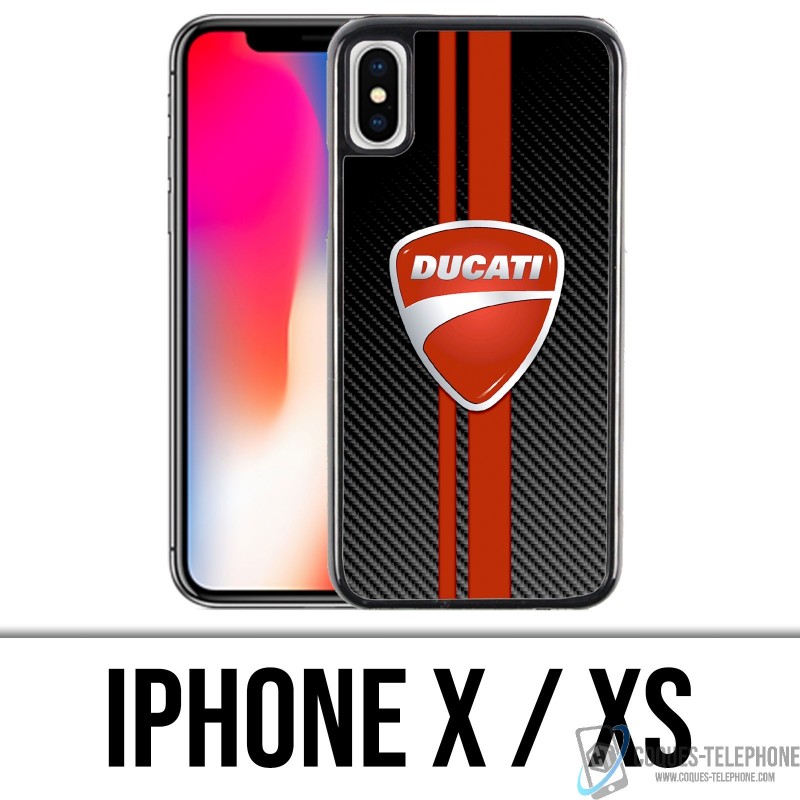 X / XS iPhone Case - Ducati Carbon