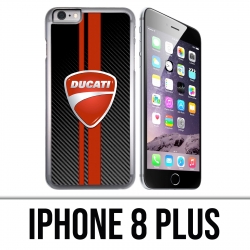 Coque iPhone 8 PLUS - Ducati Carbon
