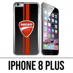 Custodia per iPhone 8 Plus - Ducati Carbon