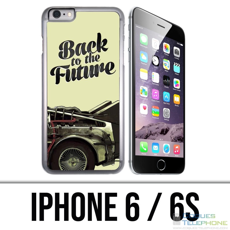 Coque iPhone 6 / 6S - Back To The Future Delorean