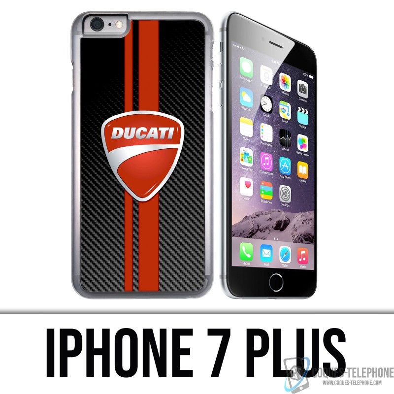 Custodia per iPhone 7 Plus - Ducati Carbon