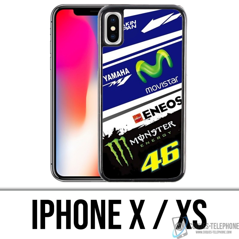 Custodia iPhone X / XS - Motogp M1 Rossi 48