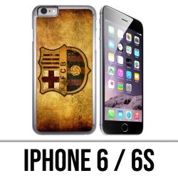 Coque iPhone 6 / 6S - Barcelone Vintage Football