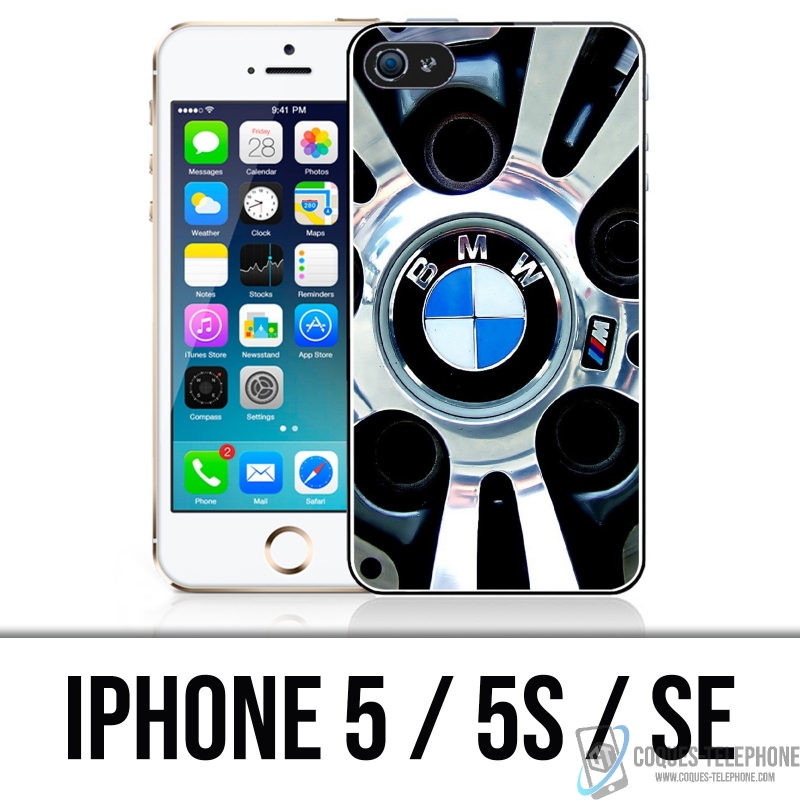 IPhone 5 / 5S / SE case - Bmw chrome rim