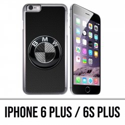 Custodia per iPhone 6 Plus / 6S Plus - Logo Bmw Carbon