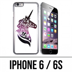 Funda iPhone 6 / 6S - Sé un unicornio majestuoso