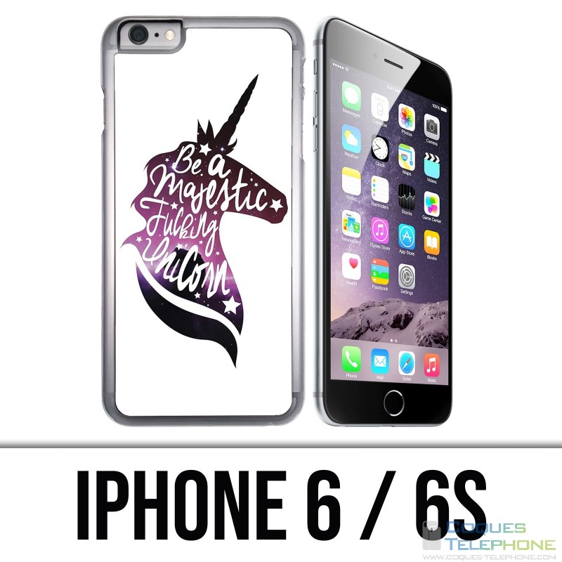 Funda iPhone 6 / 6S - Sé un unicornio majestuoso