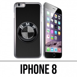 Coque iPhone 8 - Bmw Logo Carbone