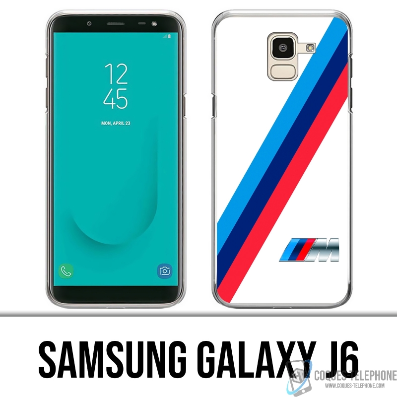 Samsung Galaxy J6 case - Bmw M Performance White