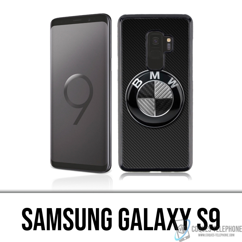 Carcasa Samsung Galaxy S9 - Logotipo Bmw Carbon