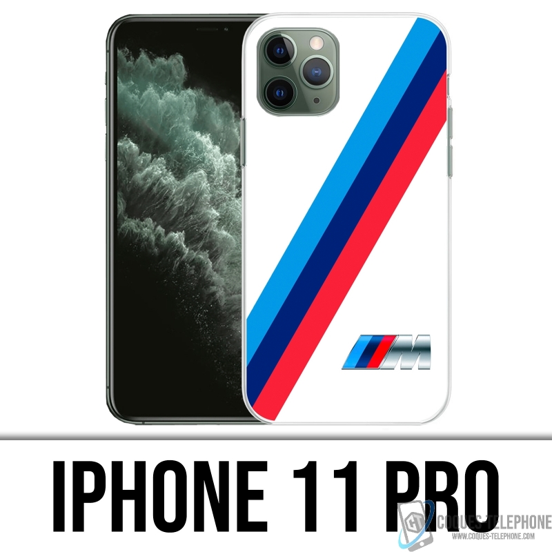 Custodia per iPhone 11 Pro - Bmw M Performance bianca
