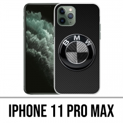 Funda para iPhone 11 Pro Max - Logotipo de Bmw Carbon