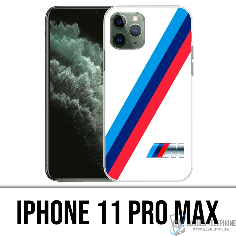 Custodia IPhone 11 Pro Max - Bmw M Performance bianca