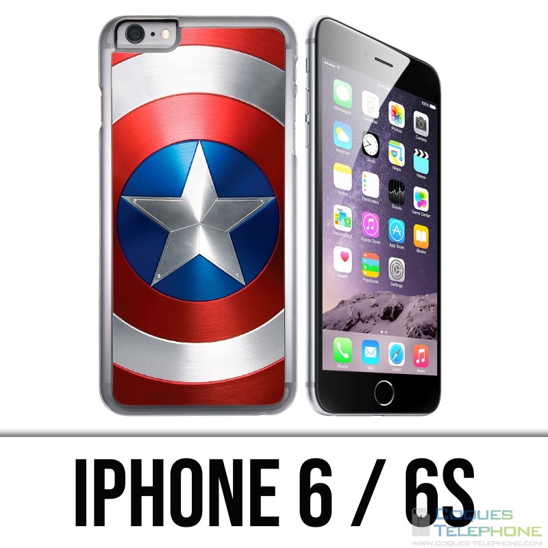 IPhone 6 / 6S Hülle - Captain America Avengers Shield