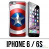 Coque iPhone 6 / 6S - Bouclier Captain America Avengers