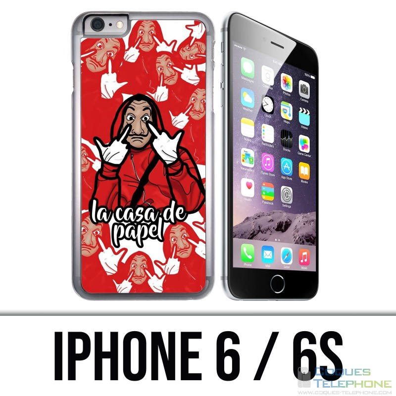Funda iPhone 6 / 6S - Casa De Papel Cartoon