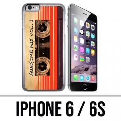 Custodia per iPhone 6 / 6S - Vintage Audio Cassette Guardians Of The Galaxy
