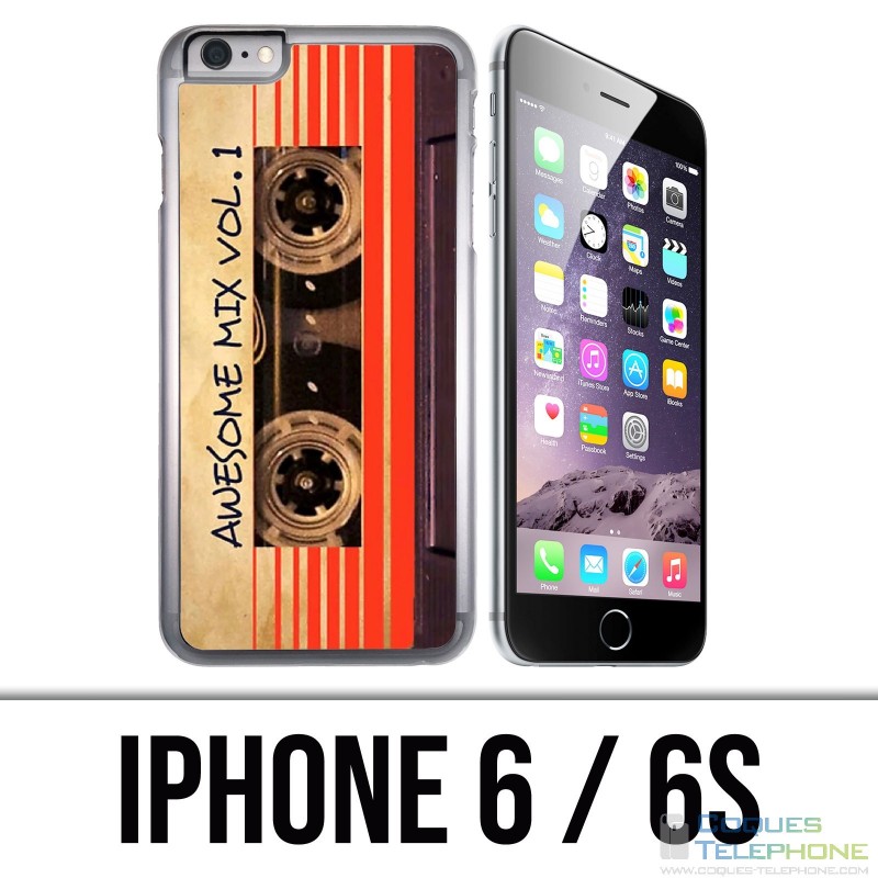 Coque iPhone 6 / 6S - Cassette Audio Vintage Gardiens De La Galaxie