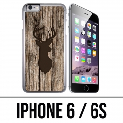 Funda para iPhone 6 / 6S - Ciervo de madera de pájaro