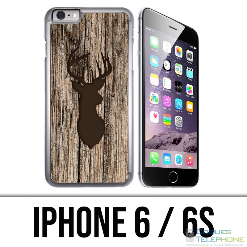 Custodia per iPhone 6 / 6S - Cervo di legno di uccello