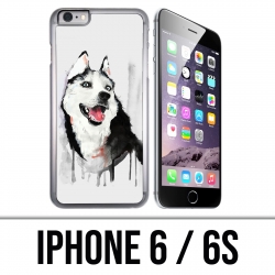 Custodia per iPhone 6 / 6S - Husky Splash Dog