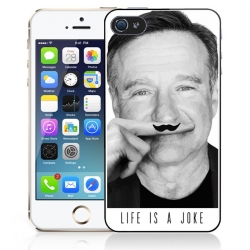 Funda para teléfono Robin Williams - La vida es una broma