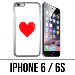 Coque iPhone 6 / 6S - Coeur Rouge
