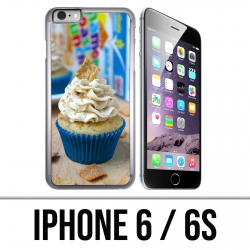 Custodia per iPhone 6 / 6S - Cupcake blu