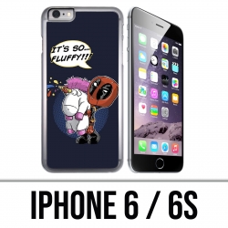 Coque iPhone 6 / 6S - Deadpool Fluffy Licorne