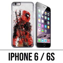 Custodia per iPhone 6 / 6S - Deadpool Paintart
