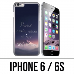 Funda para iPhone 6 / 6S - Cita de Disney Think Think Reve