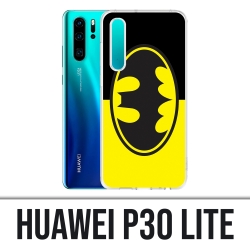 Coque Huawei P30 Lite - Batman Logo Classic Jaune Noir