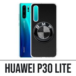 Coque Huawei P30 Lite - Bmw Logo Carbone