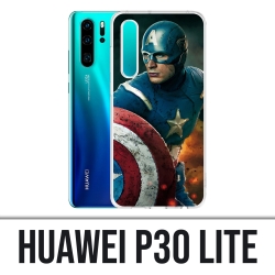 Funda Huawei P30 Lite - Captain America Comics Avengers