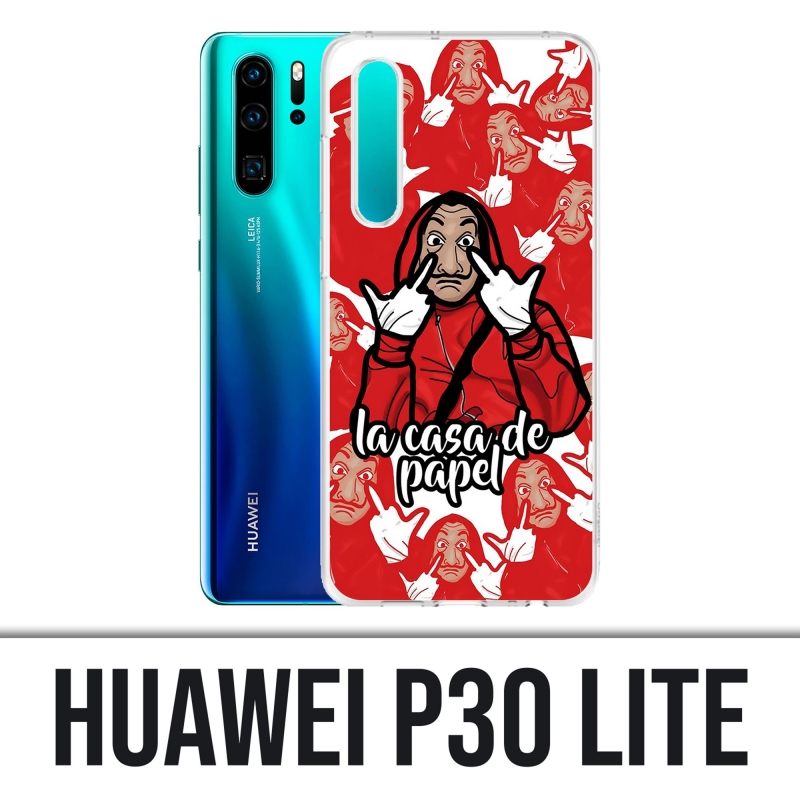 Case for Huawei P30 Lite - Casa De Papel Cartoon