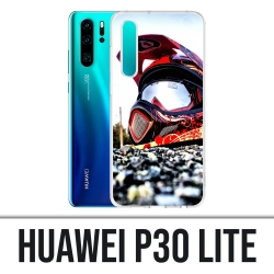 Coque Huawei P30 Lite - Casque Moto Cross