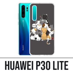 Coque Huawei P30 Lite - Chat Meow